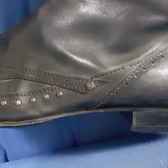 Gianfranco Ferré Black Leather Midcalf Boot - Picture 5 of 11